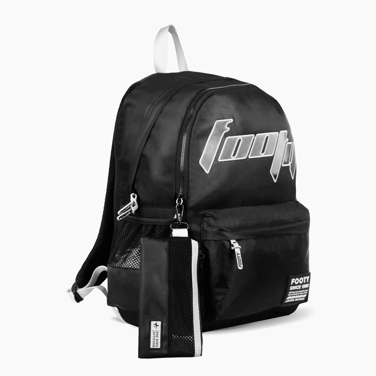 Mochila Escolar Footy 2026 18" Big Kids Street Negro con Gris Art.F26253